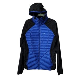 BLACKYAK Light Down Insulation Stretch‎ Jacket in blue black Women's size Small